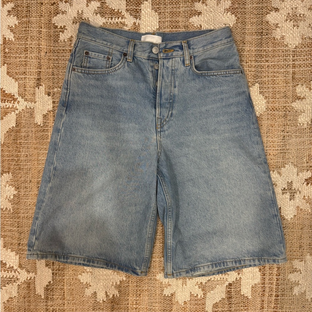COS Longline Denim Shorts